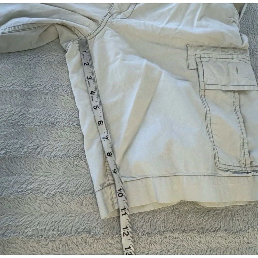 Vintage Polo‎ Jeans Company Ralph Lauren Mens 31 Cargo Shorts Off White Utility